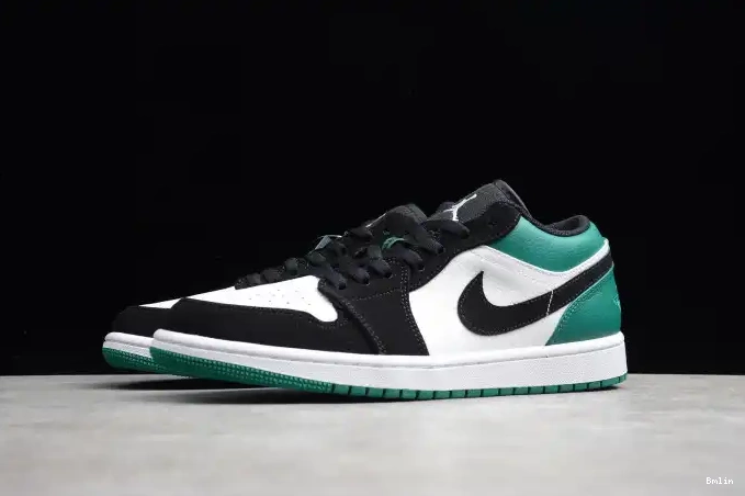 Bmlin Jordan Low Mystic Green White Air Black 1 553558-113 0601